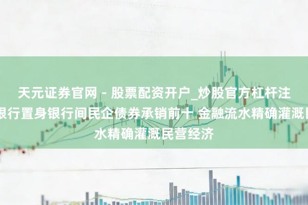 天元证券官网 - 股票配资开户_炒股官方杠杆注册 渤海银行置身银行间民企债券承销前十 金融流水精确灌溉民营经济